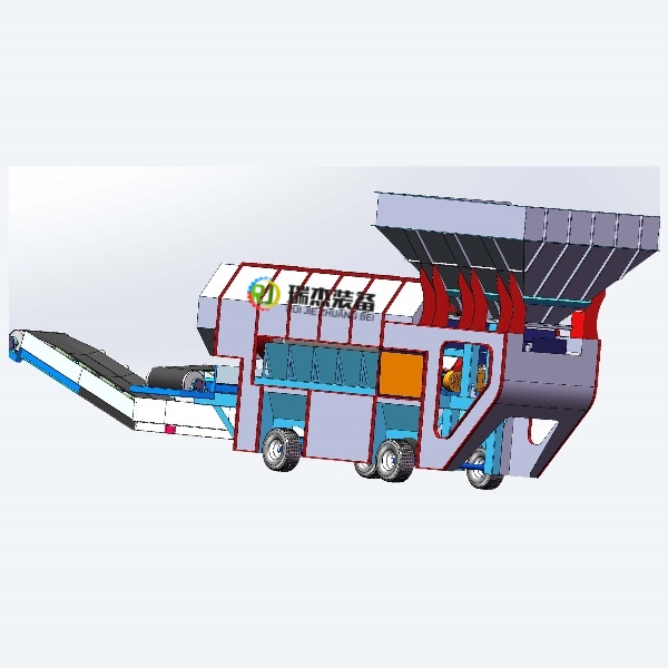 Màn hình Trommel di động hiệu suất cao đáng tin cậy đáng tin cậy 