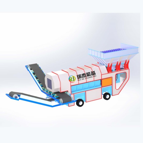 Màn hình Trommel di động hiệu suất cao đáng tin cậy đáng tin cậy 
